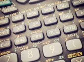 Zbliżenie kalkulatora